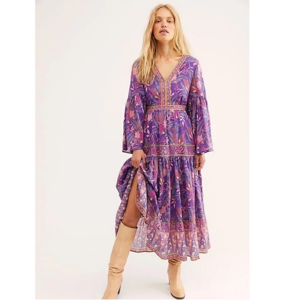 Spell and the Gypsy Collective Bianca dress Purple wisteria XS